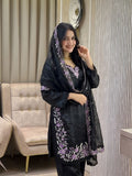 Embroidered Palazzo Set for Women with Dupatta | Fendy 3 Piece Outfit